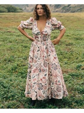 Christy Dawn Marie dress autumn garden size M NWT